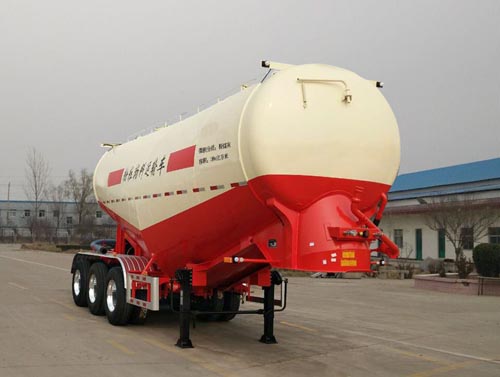 中基华烁牌9米33.7吨3轴中密度粉粒物料运输半挂车(XHS9400GFLA)