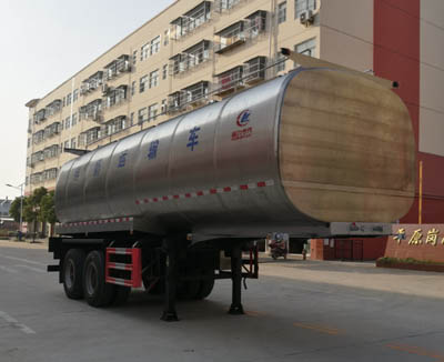程力威牌8.8米26.3吨2轴鲜奶运输半挂车(CLW9350GNY)