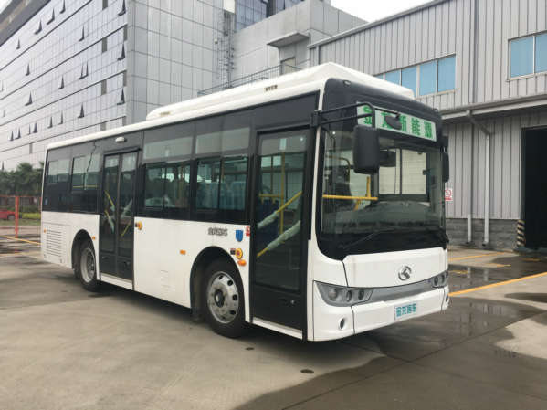 金龙牌8米13-27座纯电动城市客车(XMQ6802AGBEVL13)