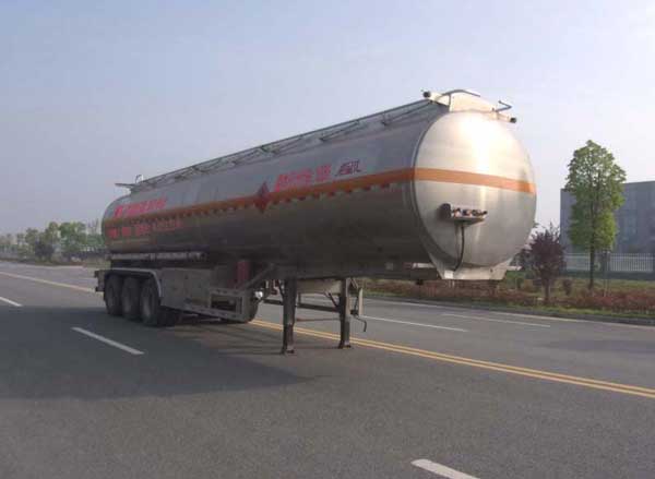 龙星汇牌10.8米33吨3轴铝合金运油半挂车(HLV9401GYYA)