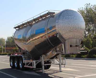 开乐牌9.3米34.9吨3轴铝合金中密度粉粒物料运输半挂车(AKL9400GFLL1)