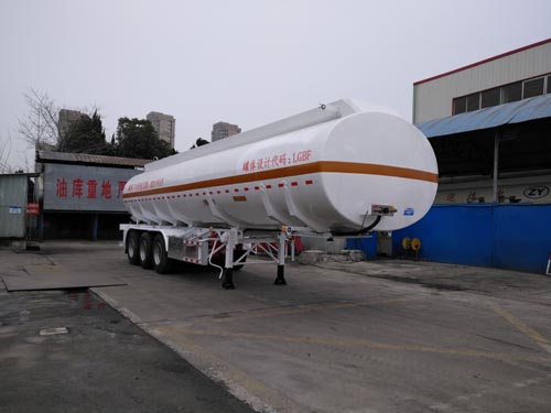 通华牌11.5米32.3吨3轴易燃液体罐式运输半挂车(THT9402GRYH)