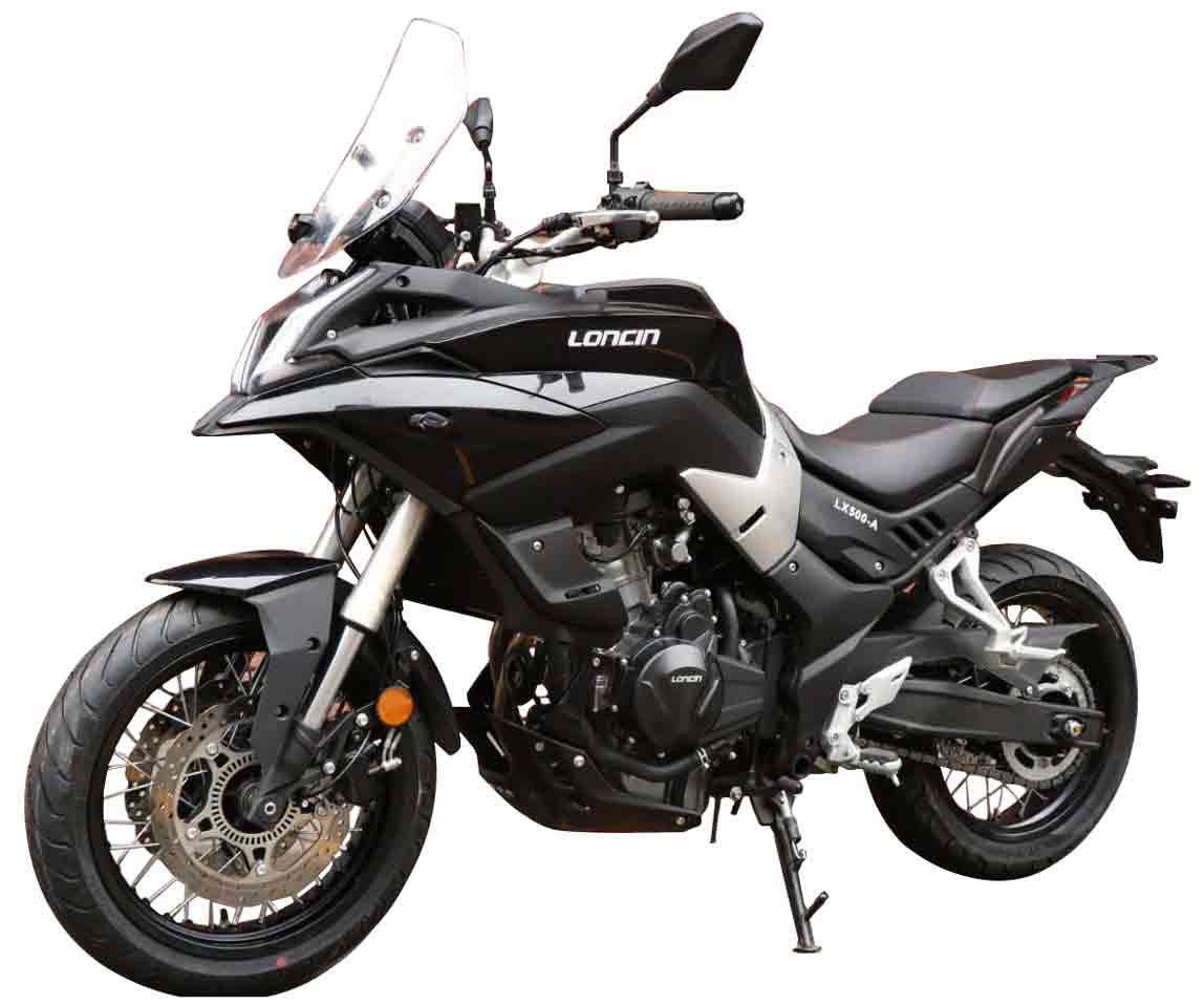 LX500-A 隆鑫牌471CC汽油前双盘后盘式两轮摩托车图片