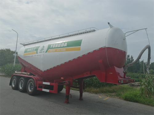 神州永达牌9.9米32.8吨3轴中密度粉粒物料运输半挂车(AYD9401GFL)