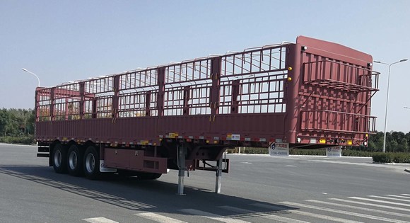 广大鸿远牌13米33.8吨3轴仓栅式运输半挂车(GHY9400CCYEK)