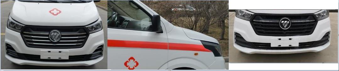 福田牌BJ5036XJH-E3救護車公告圖片