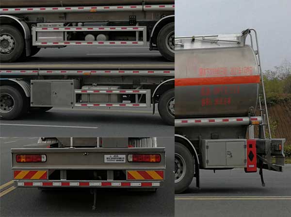 龙星汇牌HLV5323GRYZZ6T5铝合金易燃液体罐式运输车公告图片