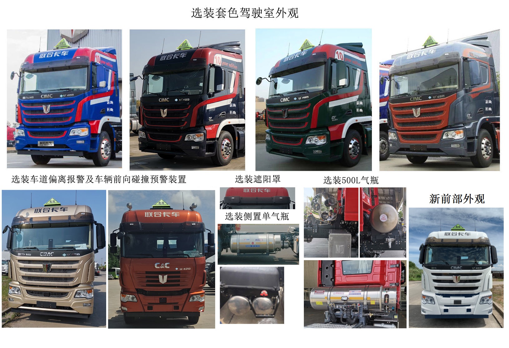 集瑞联合牌QCC4253N664W-1危险品牵引汽车公告图片