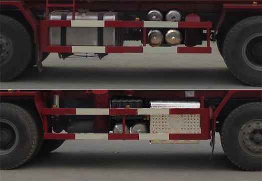 长庆牌CQK5310GFLS6低密度粉粒物料运输车公告图片