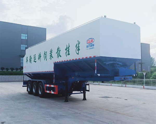 程力牌11.7米28.7吨3轴散装饲料运输半挂车(CL9400ZSLSS)
