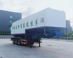 散装饲料运输半挂车