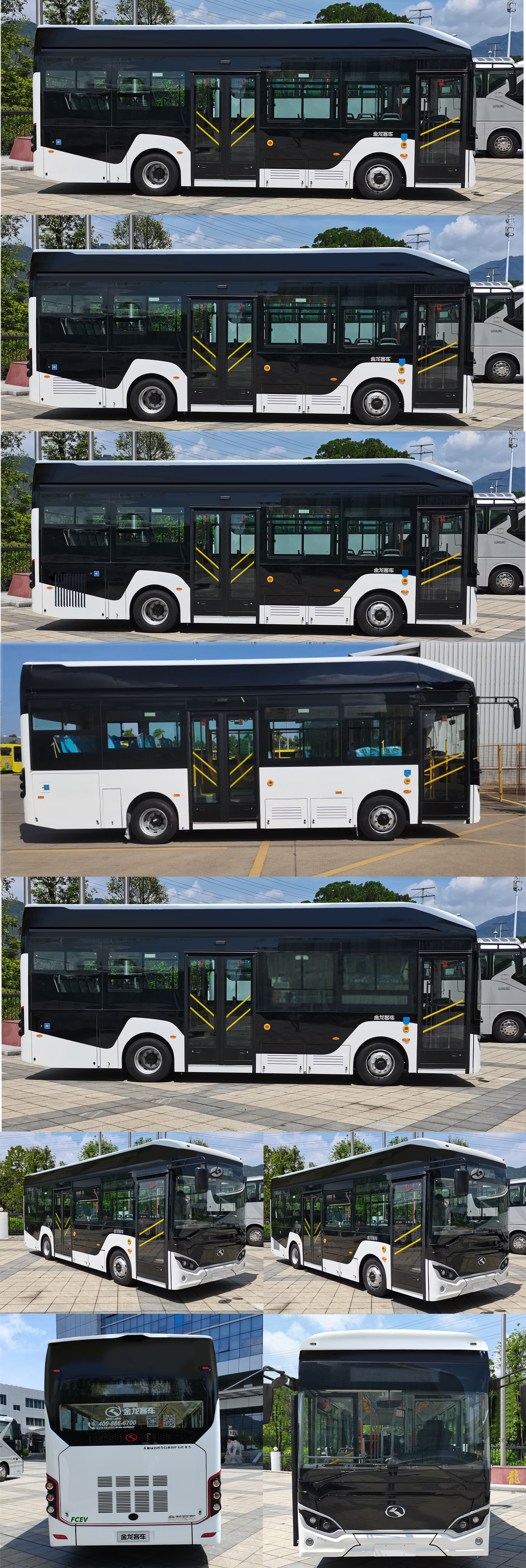 金龙牌XMQ6850AGFCEV3燃料电池城市客车公告图片