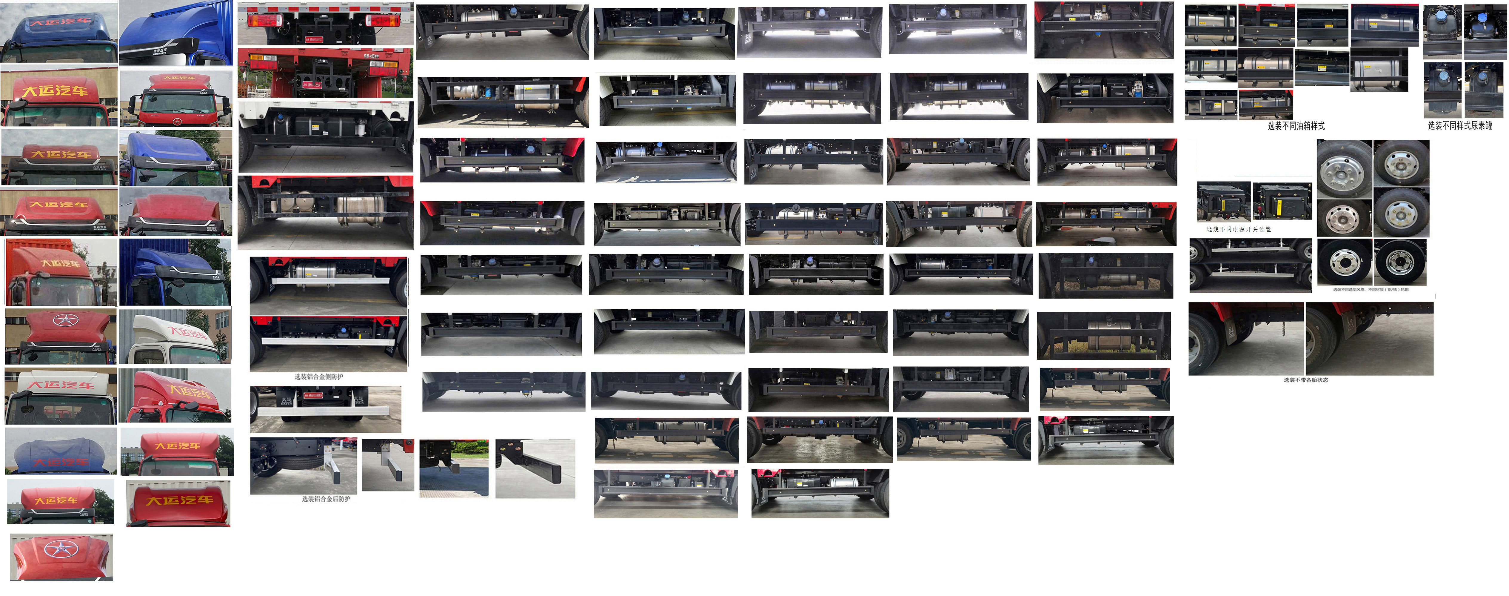 大運牌CGC5041XXYHDD33F1廂式運輸車公告圖片