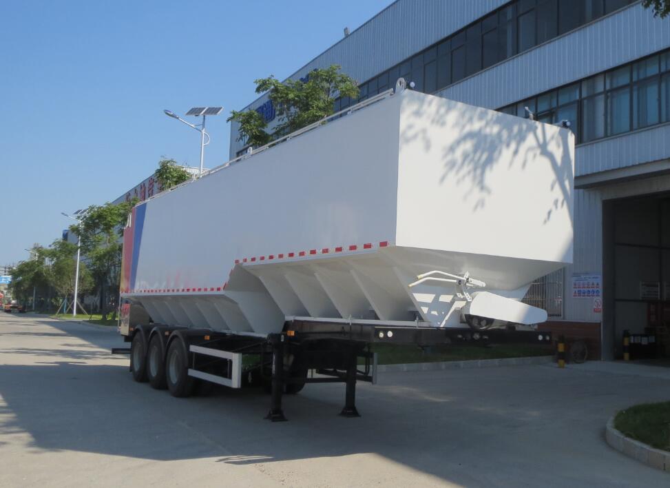 醒狮牌12米30.5吨3轴散装饲料运输半挂车(SLS9400ZSL)