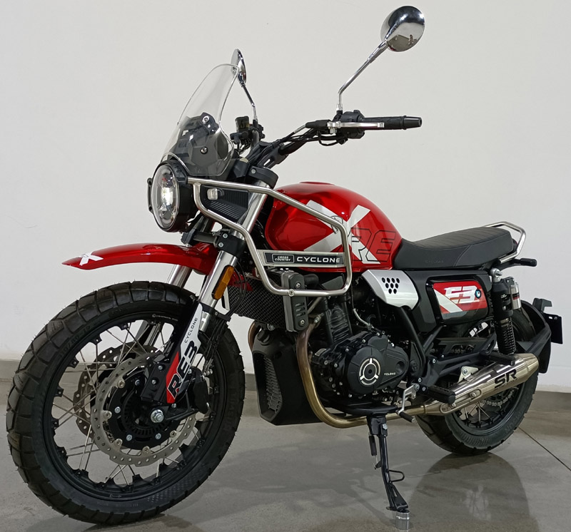 SR400-A 赛科龙牌401CC汽油前双盘后盘式两轮摩托车图片