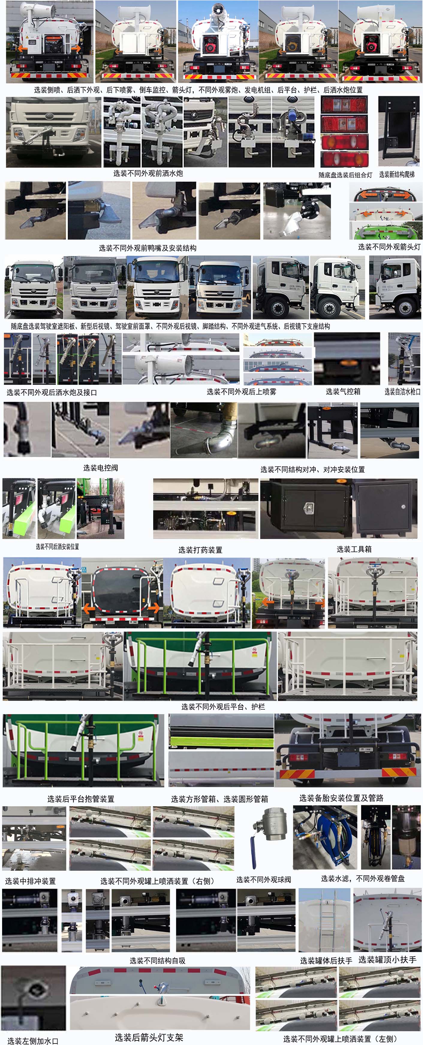 宇通牌YTZ5161GPST0D6绿化喷洒车公告图片