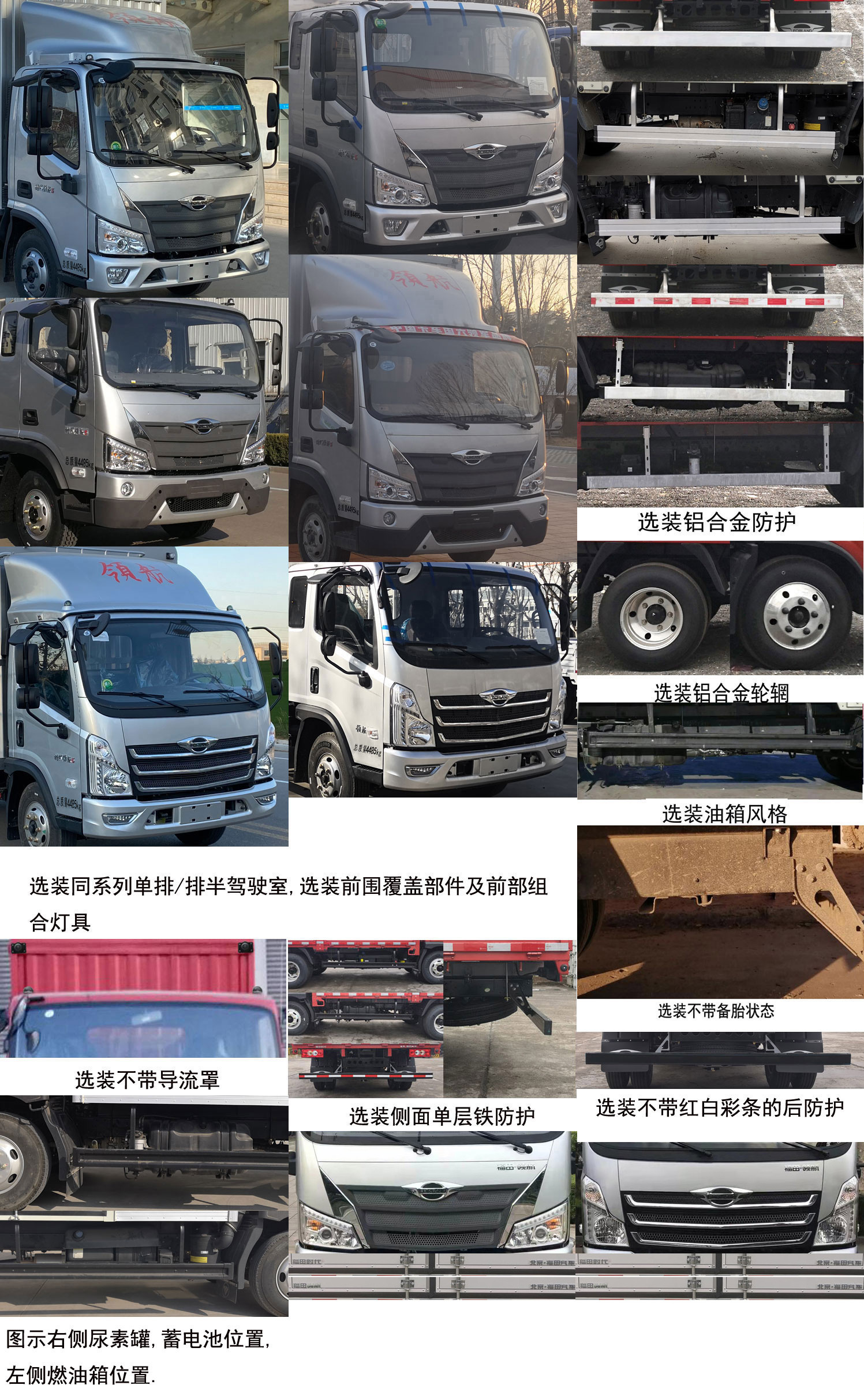 福田牌BJ5046XXY8JBA-50厢式运输车公告图片