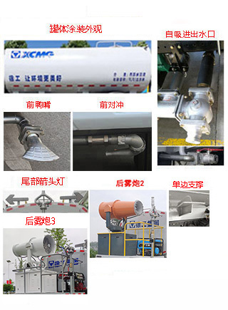 徐工牌DXA5160TDYF6多功能抑塵車公告圖片