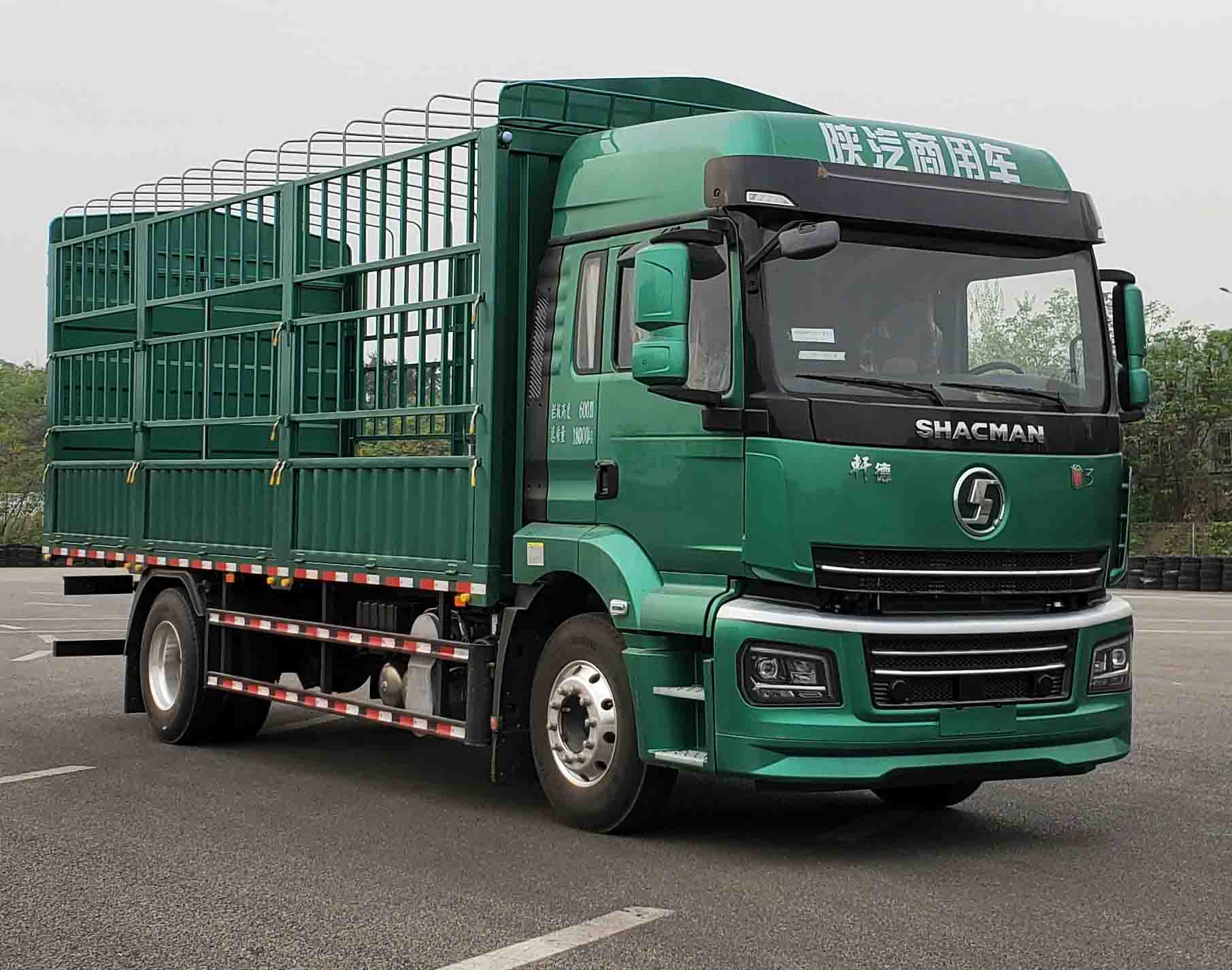 陜汽牌SX5180CCYMP65011倉柵式運輸車公告圖片