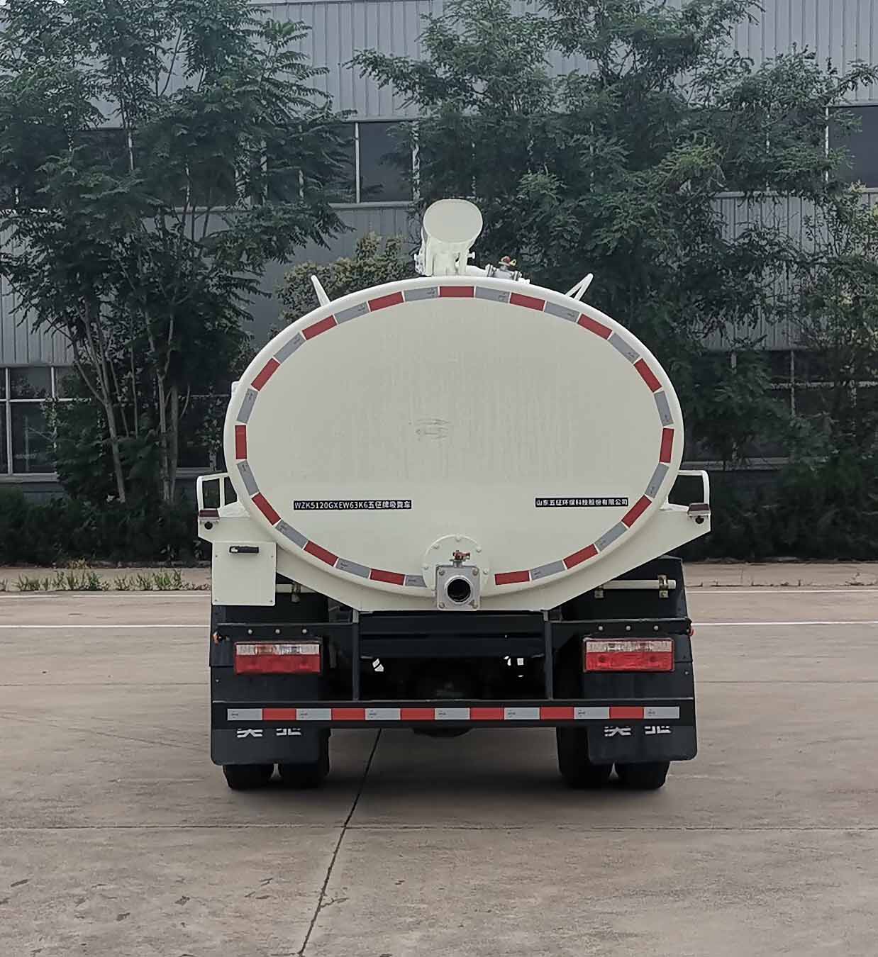 五征牌WZK5120GXEW63K6吸糞車公告圖片