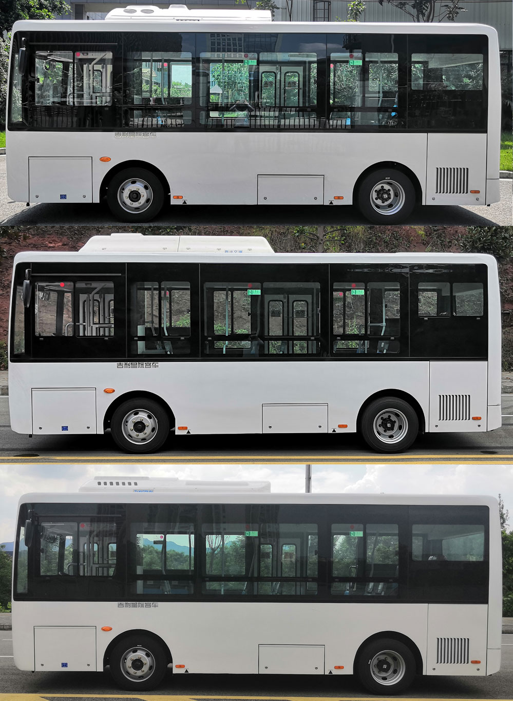 远程牌JHC6660BEVG22D纯电动低入口城市客车公告图片