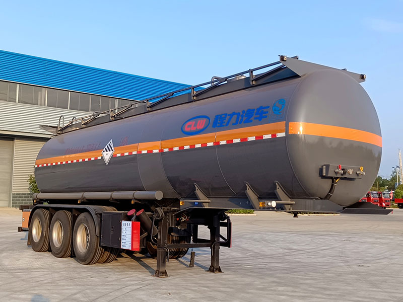 程力牌9.9米31.3吨3轴杂项危险物品罐式运输半挂车(CL9402GZW)