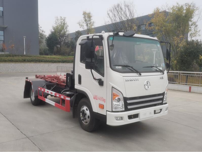 程力威牌CLW5041ZXXCG6车厢可卸式垃圾车公告图片