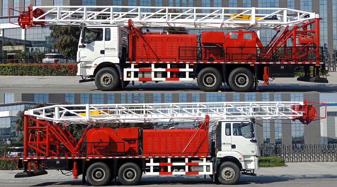 西曼卡牌XMK5250TXJSX6修井機(jī)公告圖片