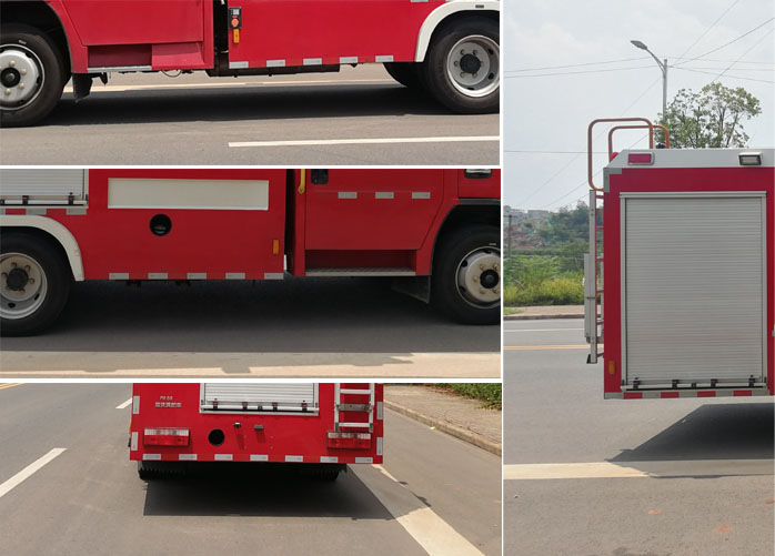 誼玖牌GJF5110GXFPM50泡沫消防車公告圖片