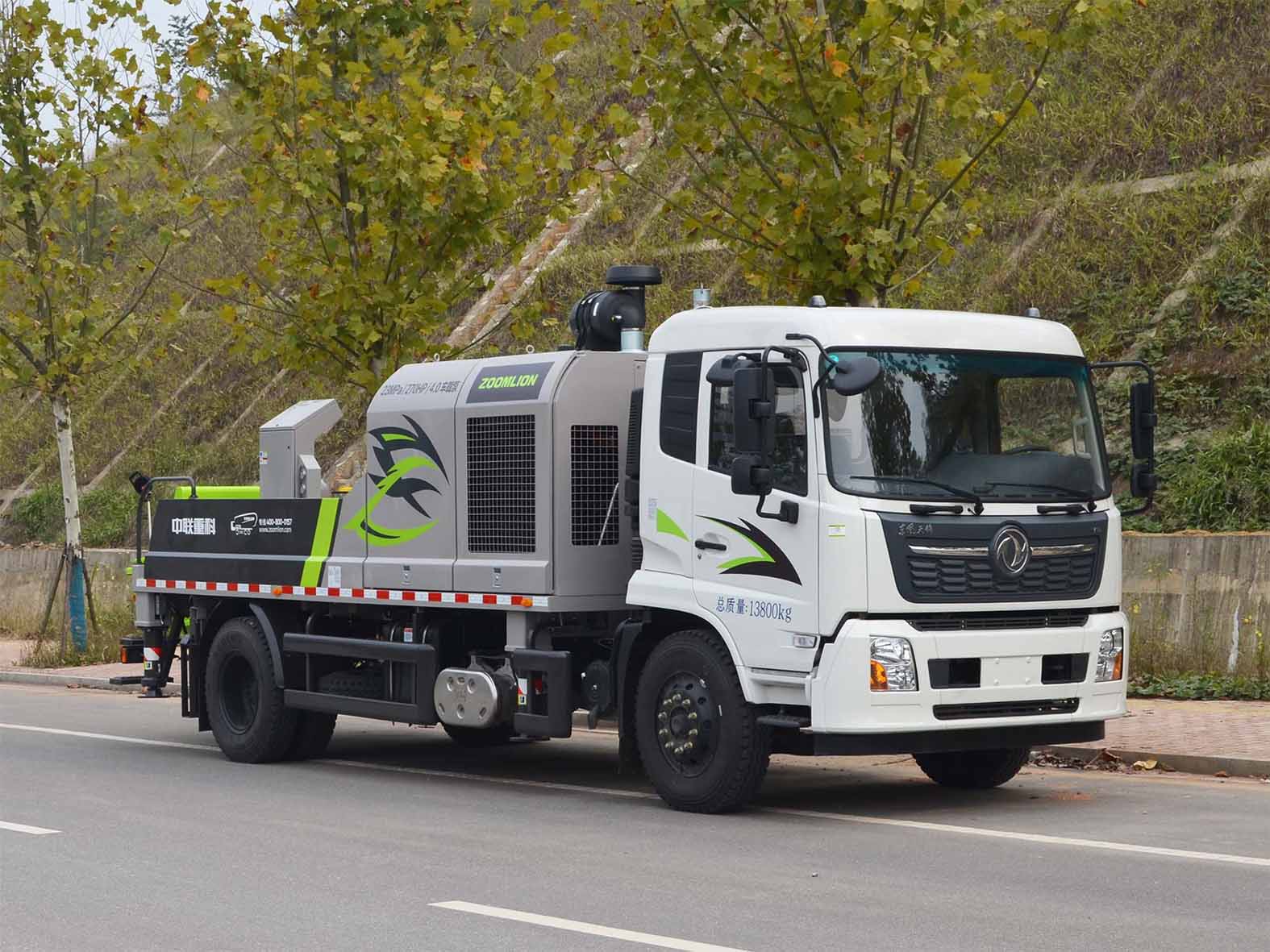 中联牌ZLJ5145THBEF车载式混凝土泵车图片
