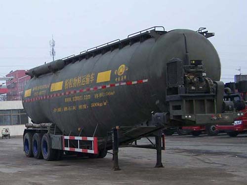 萌山牌13米27.4吨3轴低密度粉粒物料运输半挂车(MSC9400GFL)