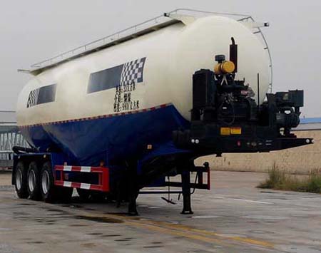 弘瑞通牌10.3米31.5吨3轴中密度粉粒物料运输半挂车(HRT9401GFL)