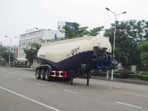 运力牌12.2米28.6吨3轴低密度粉粒物料运输半挂车(LG9403GFL)