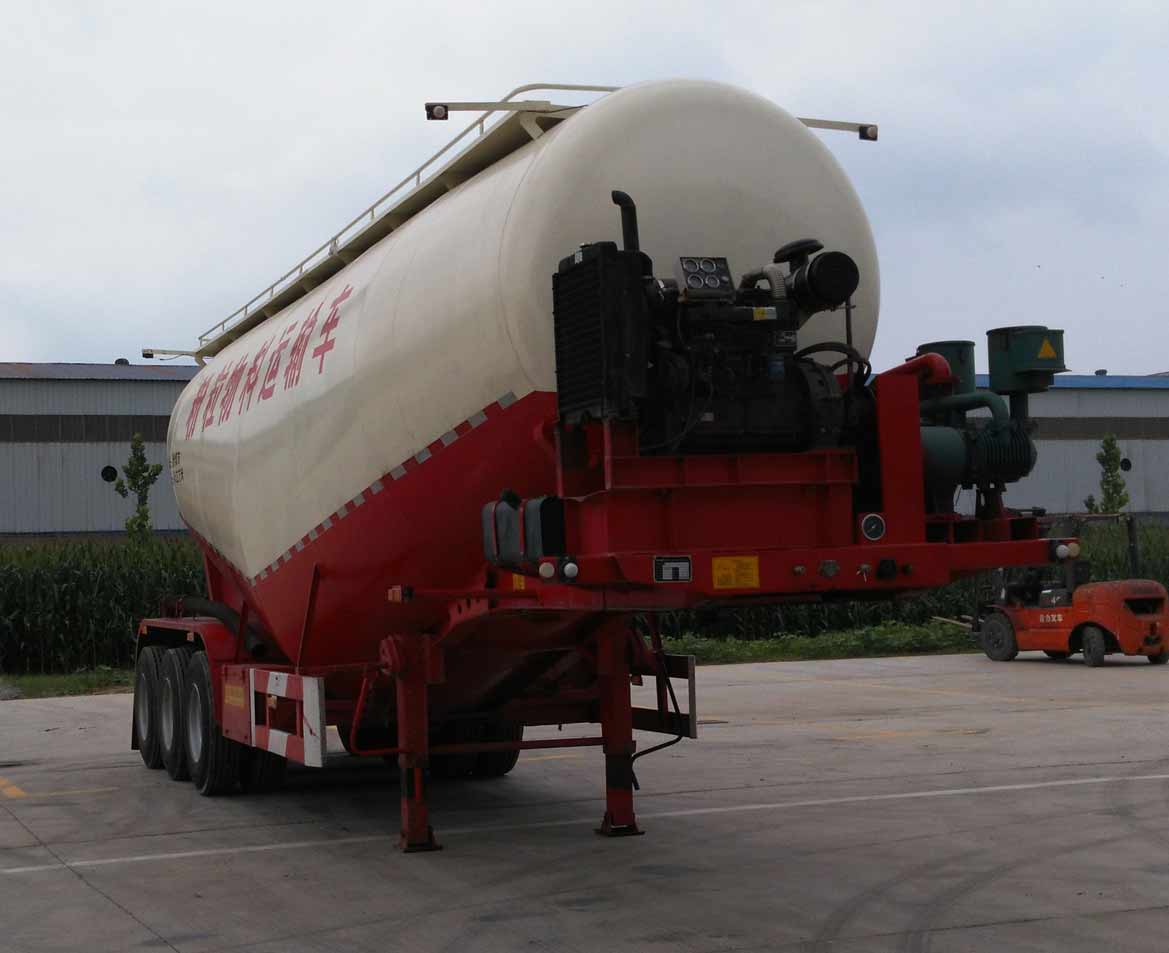 华威翔运牌10.8米31吨3轴中密度粉粒物料运输半挂车(CYX9400GFL)