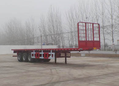 中基华烁牌13米34.5吨3轴平板运输半挂车(XHS9400TPB)