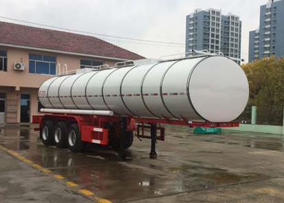 华昌牌10.5米32.8吨3轴液态食品运输半挂车(QDJ9402GYS)