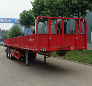 明航牌13米34.6吨3轴栏板式运输半挂车(ZPS9401)