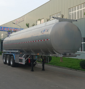 明航牌11米34.2吨3轴润滑油罐式运输半挂车(ZPS9400GRH)