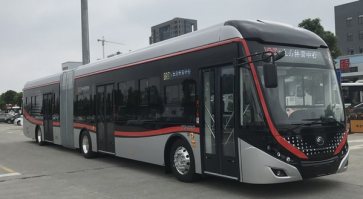 纯电动铰接城市客车