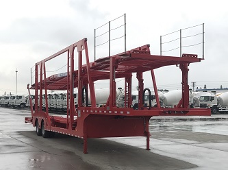 中集牌13.8米14吨2轴车辆运输半挂车(ZJV9220TCLJM)