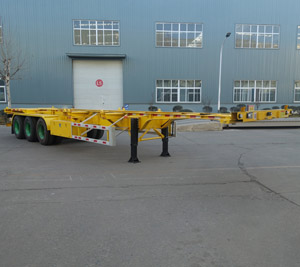 明航牌12.4米34.4吨3轴集装箱运输半挂车(ZPS9407TJZ)