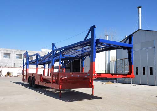 鲁际通牌13.8米15.1吨2轴乘用车辆运输半挂车(LSJ9220TCC)