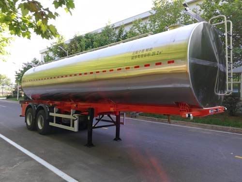 青特牌9.8米27.4吨2轴鲜奶运输半挂车(QDT9350GNY)