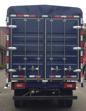 福田牌BJ5046CCY9JBA-03倉(cāng)柵式運(yùn)輸車公告圖片