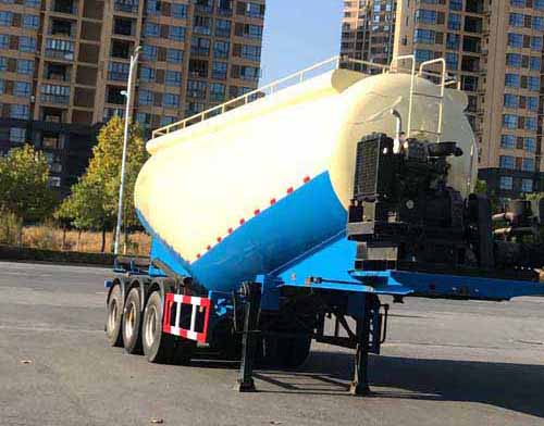 久龙牌9米32.7吨3轴中密度粉粒物料运输半挂车(ALA9400GFLA)