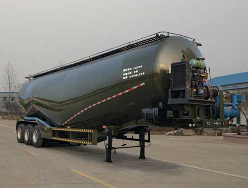戴格牌13.8米27.4吨3轴低密度粉粒物料运输半挂车(LXG9401GFL)