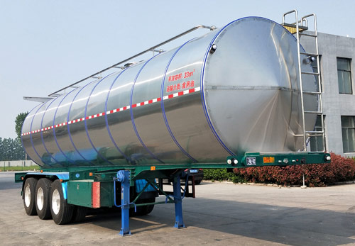 鑫凯达牌11米32吨3轴液态食品运输半挂车(DLZ9400GYS)