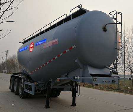 梁通牌9.8米32.9吨3轴中密度粉粒物料运输半挂车(LTT9402GFL)
