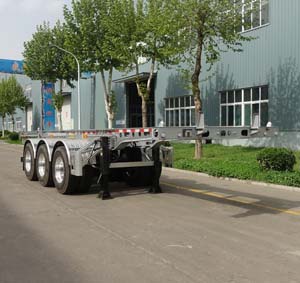 明航牌7.8米36.1吨3轴铝合金集装箱运输半挂车(ZPS9407TJZ20)