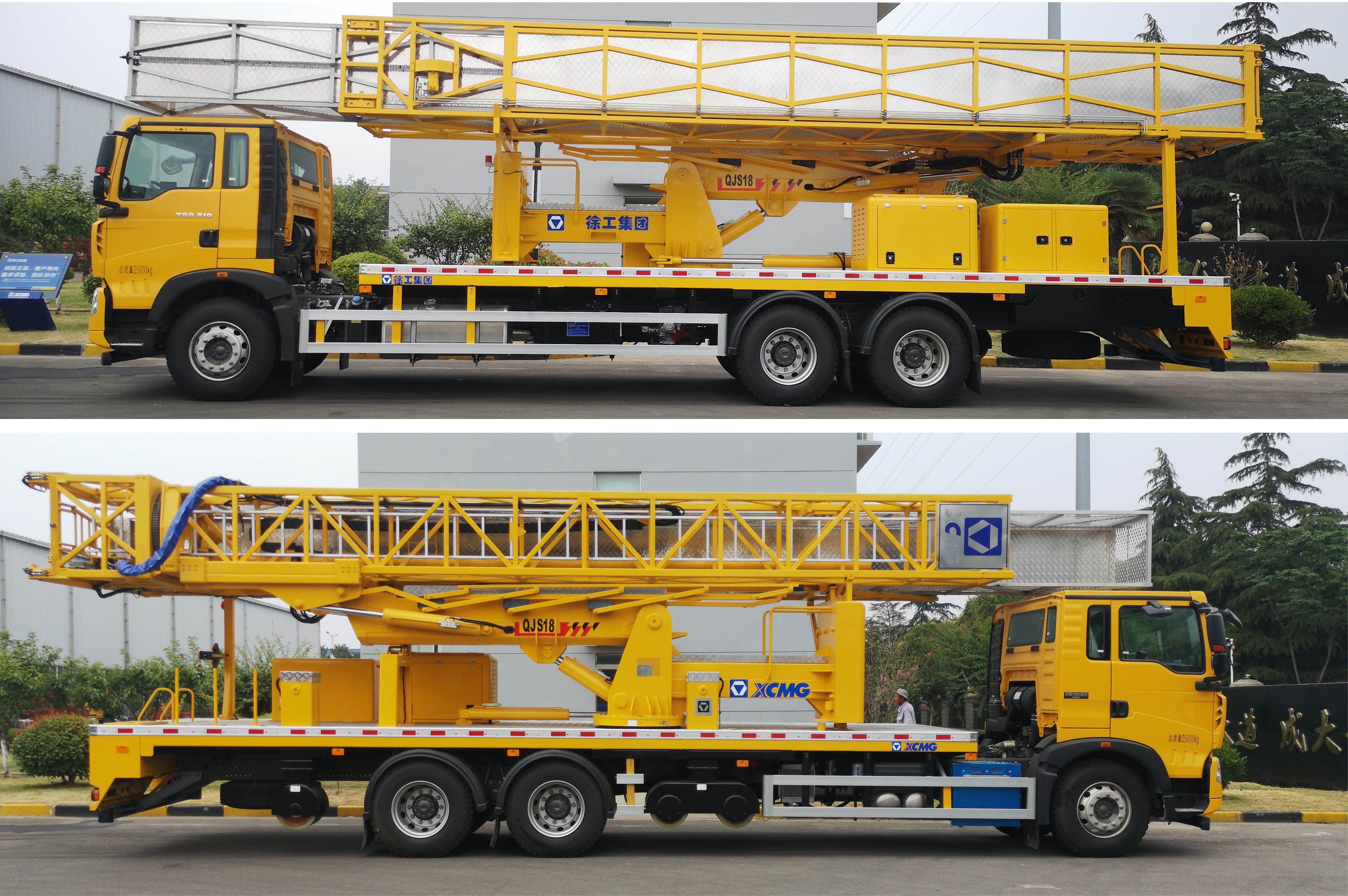 徐工牌XGS5251JQJZ6橋梁檢測車公告圖片